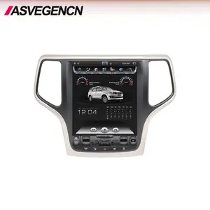 Tesla Verticale Screen Android Car Dvd-speler Gps Navigatie Auto Radio Voor Jeep Grand Cherokee 2009-2012