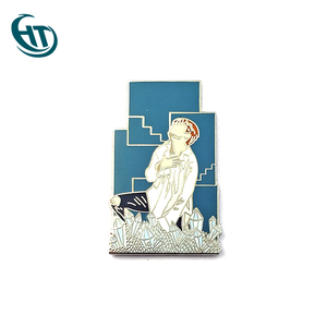 Par los amantes boda imagen Pines de esmalte duro de dibujos animados - Product Image 4