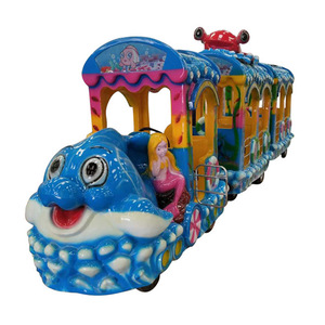 Amusement sûr Océan Enfants Train Sans Rail <span class=keywords><strong>Parc</strong></span> D'attractions Manèges <span class=keywords><strong>dauphin</strong></span> kiddie train - Product Image 1