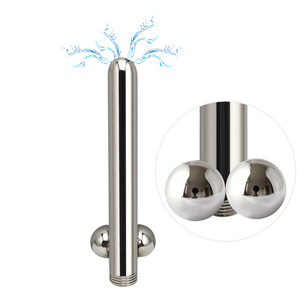 130mm Stainless Steel Nickel Free Enema Metal <strong>Dildo</strong> Douche <strong>Shower</strong> Syringe Bathroom Vaginal Cleaner System Anal Sex Toy - Product Image 1