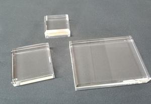 Factory Custom Supply Hand Polished Cast <strong>Acrylic</strong> Beveled Display <strong>Block</strong> - Product Image 2