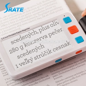 <span class=keywords><strong>Loupe</strong></span> vidéo numérique électronique portable HD 5,0 pouces pour malvoyants, amplificateur rechargeable - Product Image 2
