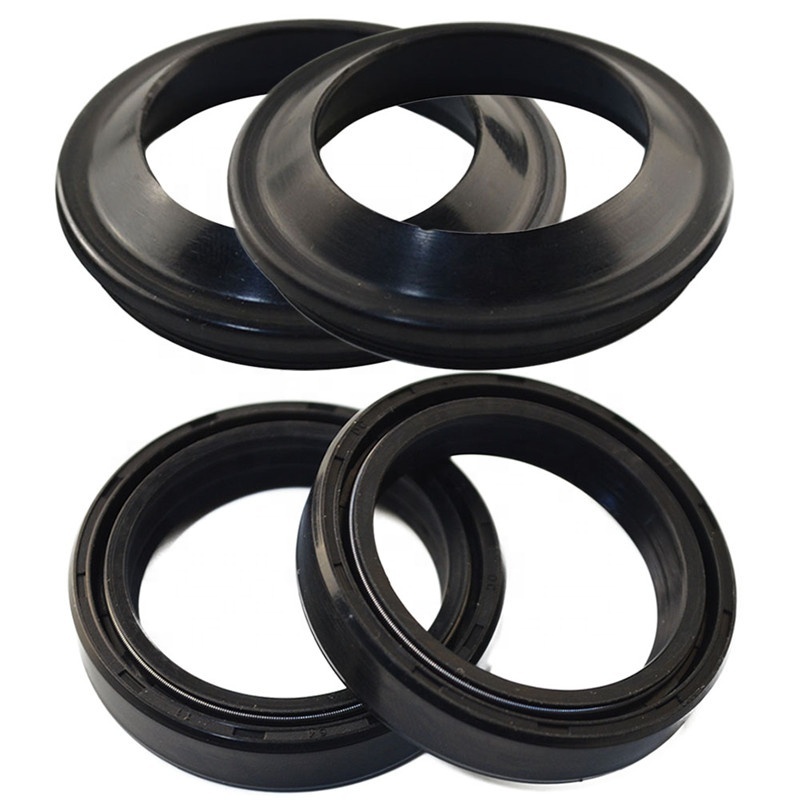 Motorcycle Front Fork Oil & Dust Seal Set - 46mm X 58mm X 11mm Universal For Yamaha WR/YZ & Kawasaki ZX9R - View #2