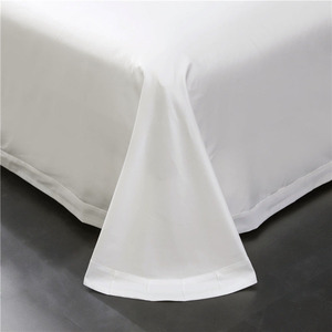 Set <span class=keywords><strong>di</strong></span> Biancheria da Letto in <span class=keywords><strong>Raso</strong></span> 100% <span class=keywords><strong>Cotone</strong></span>, <span class=keywords><strong>Copripiumino</strong></span> Bianco all'Ingrosso - Product Image 6
