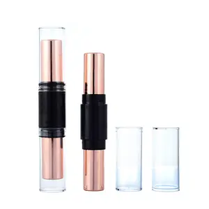 Custom cosmetic double Side lip gloss tubes lipstick tube applicator private label unique lipgloss tubes