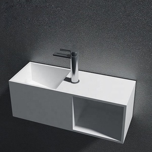 <span class=keywords><strong>De</strong></span> alta calidad <span class=keywords><strong>de</strong></span> superficie sólida artificial fundición <span class=keywords><strong>de</strong></span> piedra <span class=keywords><strong>de</strong></span> <span class=keywords><strong>baño</strong></span> colgado en la pared lavabo con armario - Product Image 1