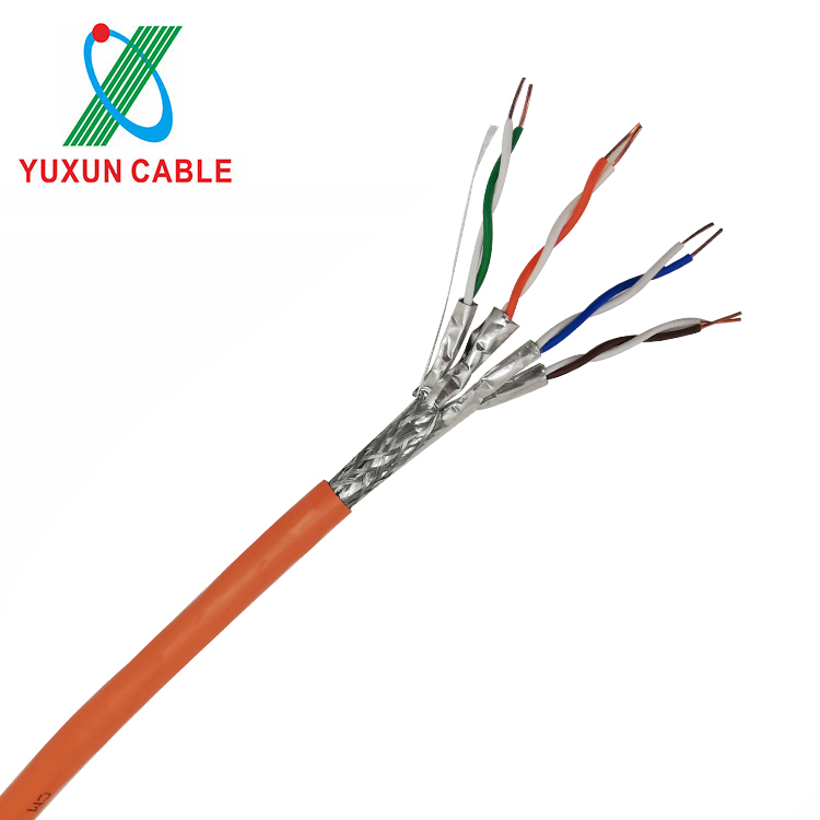 YUXUN 4 пары SFTP, LAN-кабель Ethernet Кабель Cat 7 Cat7a сетевой кабель