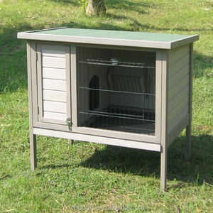 Luxury interior hand wooden rabbit hutch covers plastic rabbit cage trays for free - Product Image 2