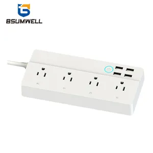 4AC 4USB 15A nosotros tipo desmontable de diseño de tira cree alta led con gran precio