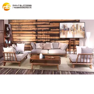 Custom Luxury Living Room Single Sitting Room Victorian Wooden Sofas Sets Furniture