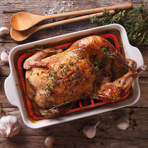 Silicone Roasting <strong>Rack</strong> Heavy Duty Cooling and Baking <strong>Rack</strong> Fits Jelly Roll Sheet Pan <strong>Oven</strong> Safe Roast <strong>Rack</strong> <strong>Wire</strong> Grid for Cooking - Product Image 3