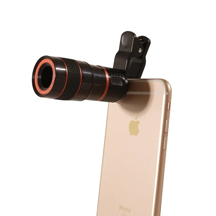 Clip Op 8x Universele Smartphone Telescope Camera Voor iPhone