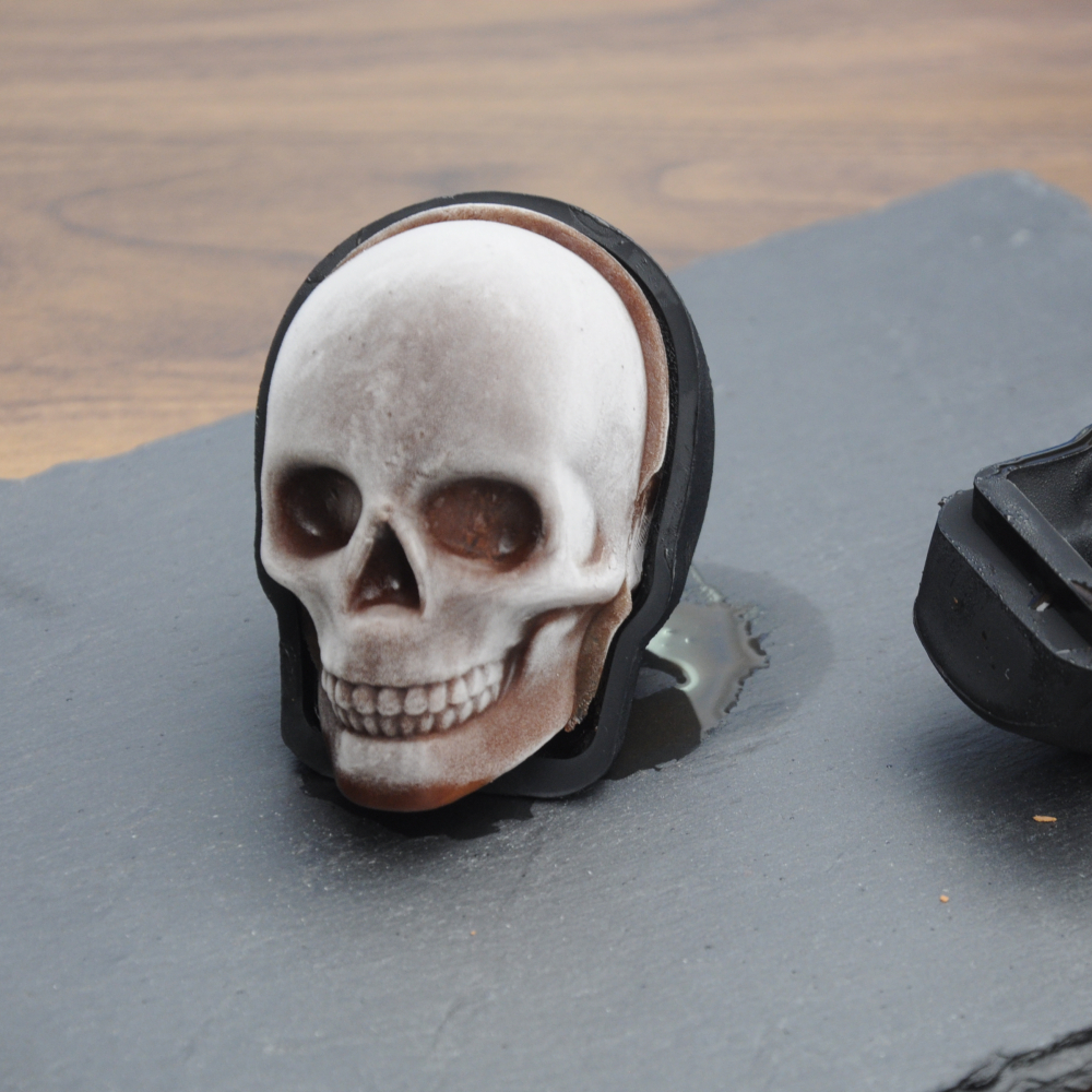 FL-оптовая продажа 3d, 1 отсек, большие силиконовые формы в виде черепа, мороженого, свечи, смолы для шоколадного торта