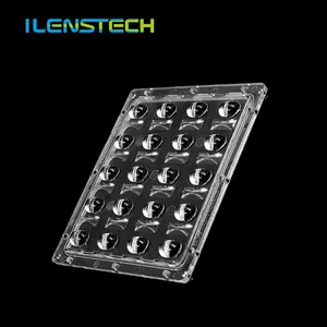 IlenstechLEDディフューザー光学街路灯レンズ非対称70*140度5050 smd