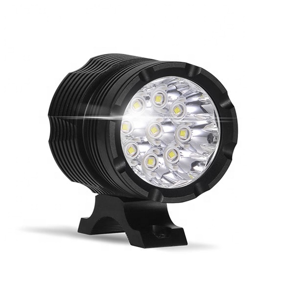 Новый продукт (подол короче спереди и длиннее сзади) света фар лазерный пистолет вождения L9X U80W-9LED 90 Вт светодиодная фара для мотоцикла