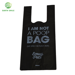 ASTM D695-04 EN13432 <span class=keywords><strong>la</strong></span> tierra <span class=keywords><strong>sonrisa</strong></span> de bolsas de caca de perro bolsas de residuos para mascotas - Product Image 1