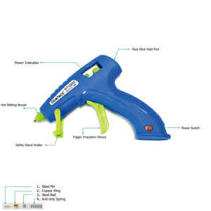 Mini <span class=keywords><strong>pistolet</strong></span> à <span class=keywords><strong>colle</strong></span>, batterie LI-Ion Rechargeable USB, 18 v 20W sans peinture, outils de bricolage, outils de débosselage - Product Image 5