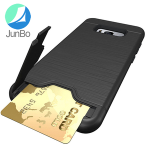 Con kickstand ranura para tarjeta nuevo caso para <span class=keywords><strong>Samsung</strong></span> Galaxy S8 caja del teléfono <span class=keywords><strong>celular</strong></span> TPU + PC <span class=keywords><strong>compra</strong></span> a granel <span class=keywords><strong>de</strong></span> - Product Image 1