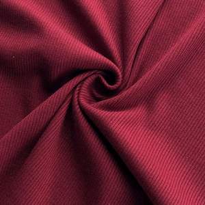 Venta al por mayor T/R rib 2*2 70% poliéster 30% rayón de la tela de la camisa - Product Image 1
