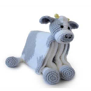 Encantador personalizado hecho a mano niño textil hogar manta de bebé ganchillo - Product Image 2