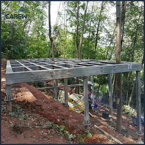 Jardin en bois préfabriqué en acier léger jumeau minuscule chalet moderne modulaire maisons préfabriquées avec certification standard AS NZS EN AISI - Product Image 5