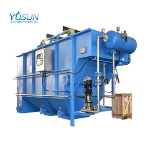 Unidades de tratamiento de aguas residuales, equipo de planta de tratamiento de aguas residuales, flotación de aire disuelto DAF