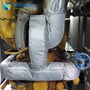 Jaquetas de isolamento térmico removíveis e reutilizáveis, para tubos de vapor, válvulas e flanges