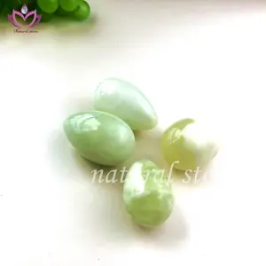 Ovo vaginal de pedra jade natural, ferramenta de exercícios para mulher, cuidados de saúde