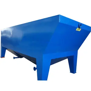 inclined plate precipitator/tube settler tank for waste water treatment