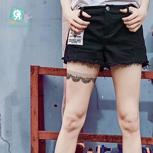 <span class=keywords><strong>Tatouage</strong></span> temporaire tendance noir et blanc <span class=keywords><strong>de</strong></span> la série BT, dentelle sur la jambe, autocollant au henné, <span class=keywords><strong>tatouage</strong></span> corporel pour les jambes, <span class=keywords><strong>tatouage</strong></span> sexuel - Product Image 4