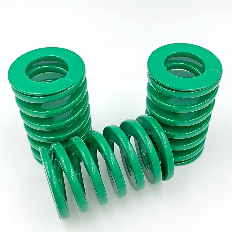 Professional Green Colour Light Duty Compression Spring for DIN ISO10243 metal spring