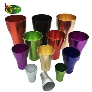 360ml COCA C0LA shape Colorful anodized aluminum cup