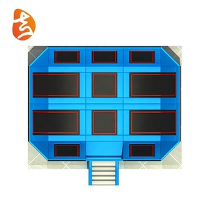 Nhà Thiết Kế Chuyên Nghiệp Mới Đơn Giản Trẻ Em Trong Nhà Trampoline Trò Chơi Phổ Biến Dành Cho Người Lớn Nhảy Tập Thể Dục Một <span class=keywords><strong>Bungee</strong></span> Trampolines - Product Image 2