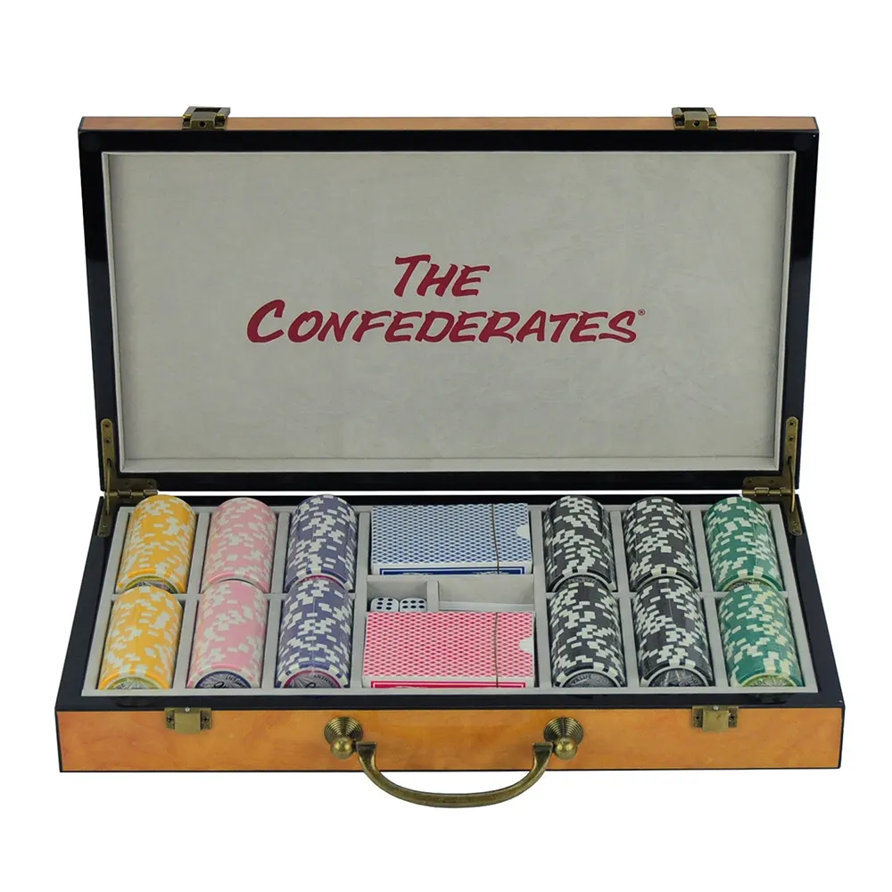 Sonny bolsas de poker brilhantes, 300 peças, em madeira, amarelo, baralho de casamento para texas hold em blackjack