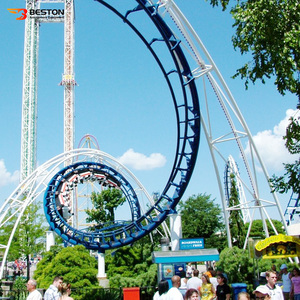 Parque de Atracciones equipo emoción velocidad de juego paseo en montaña rusa personalizado para venta parque temático 1 220V/380V Frp + acero 3 años - Product Image 3