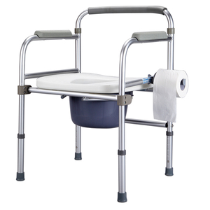 Convenient Nursing Aluminum Foldable Toilet <strong>Commode</strong> <strong>Chair</strong> for Adults - Product Image 1