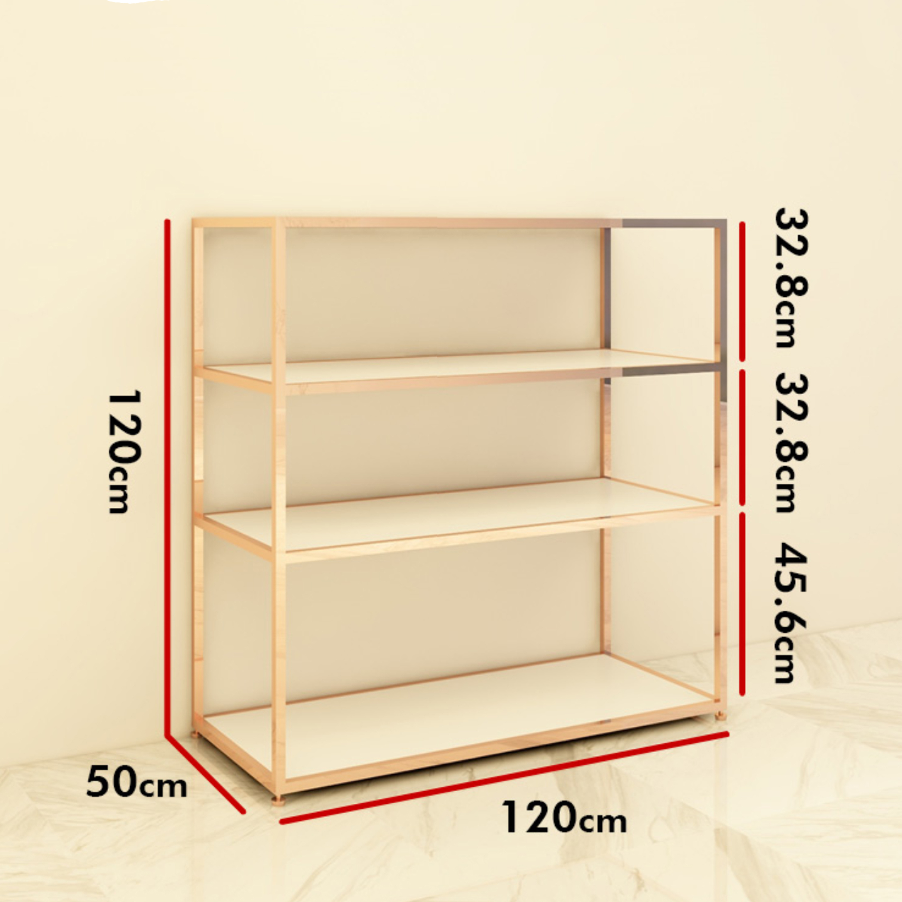 Apache Gold for Modern Metal Display Stand with Custom Logo Floor Standing Child Garment Rack for Retail Shops — view 6