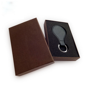 Custom Logo Design Pack Chain Packaging Supplies Recyclable Paper Car Key Gift Packing Box