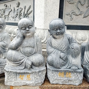 Tượng Phật Trẻ Em Kung Fu Nhỏ Thiền Trong Vườn Zen Tượng Phật Nhỏ Dễ Thương Chạm Khắc Nhà Sư Tượng Phật Nhỏ - Product Image 5