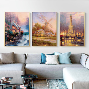 Image murale de paysage naturel led fenêtre de noël 5d diamant toile <span class=keywords><strong>peinture</strong></span> - Product Image 1