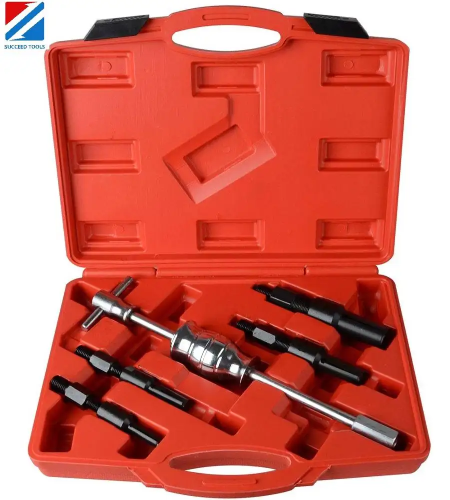 5pcs di Rimozione Cieco Interno Slide Hammer 5 Pezzi Interno del Cuscinetto Puller Set Kit