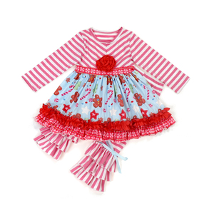 lait soie automne hiver mode manches longues à rayures automne enfants enfants vêtements set <span class=keywords><strong>Boutiques</strong></span> - Product Image 1