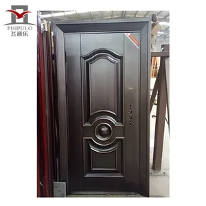 Italian Flat Exterior Metal Doors Styles