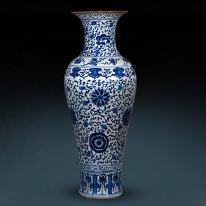 <span class=keywords><strong>Vase</strong></span> de sol en céramique chinoise de reproduction bleu et <span class=keywords><strong>blanc</strong></span> <span class=keywords><strong>pas</strong></span> <span class=keywords><strong>cher</strong></span> - Product Image 4