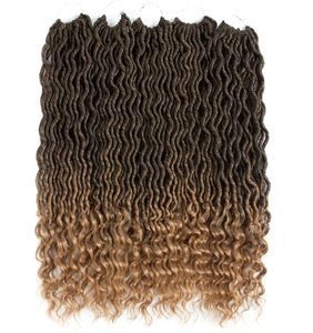 Nữ Thần Locs Bện Phần Mở Rộng Tóc Tổng Hợp Faux Locs Crochet Tóc Bện Nhuộm Với Protein Sợi - Product Image 4
