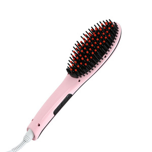 Trending productos 2019 nueva llegada <span class=keywords><strong>de</strong></span> hierro <span class=keywords><strong>de</strong></span> plancha <span class=keywords><strong>de</strong></span> pelo peine alisar el <span class=keywords><strong>cabello</strong></span> peines <span class=keywords><strong>y</strong></span> cepillos - Product Image 2