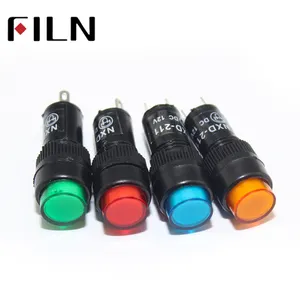 FILN indicator lamp led signal led lamp NXD-212 12mm hole electrical indicator 110v 220v 380v solder pin