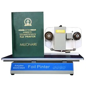 Цифровой алюминиевый планшетный штамповочный принтер Amydor золотого цвета