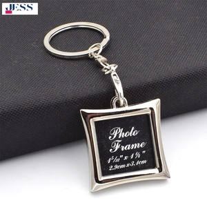 Quà tặng khuyến mãi hình trái tim vòng chìa khóa khung ảnh những người yêu thích Keychain trong kim loại - Product Image 4