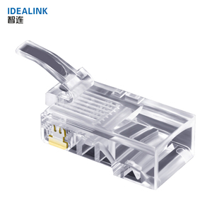 Venta al por mayor de alta calidad de plástico nuevo CAT5 enchufe modular RJ 45 macho conector para el cable de Lan - Product Image 2